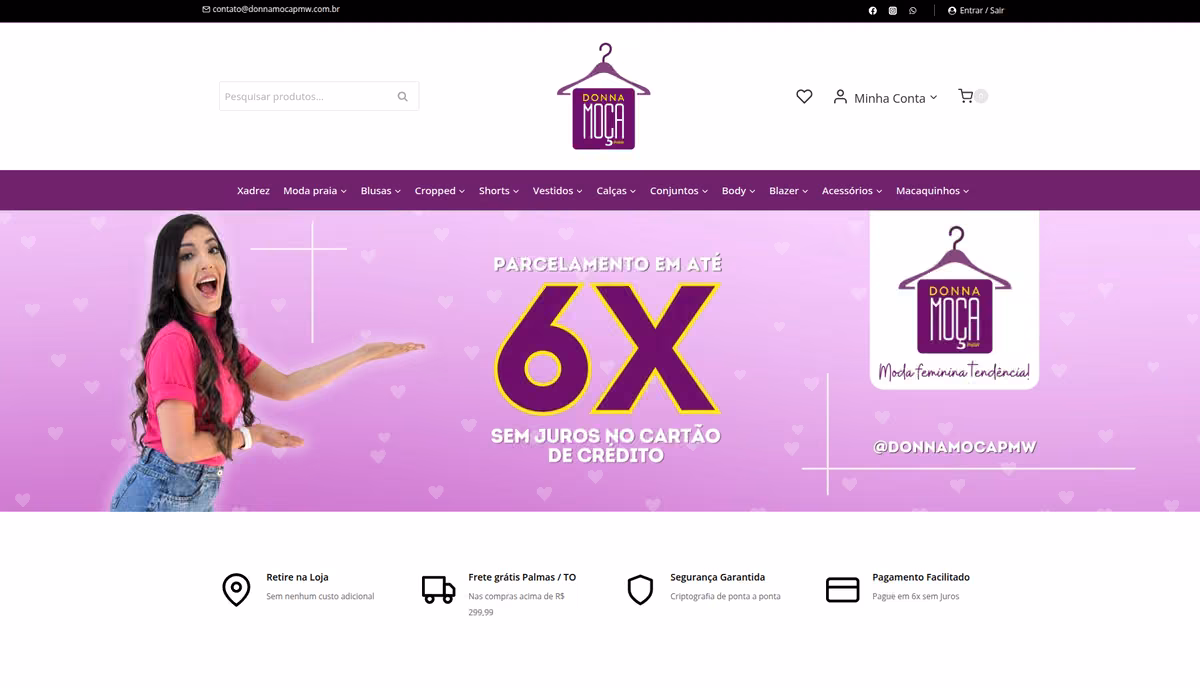 E-commerce Donna Moça